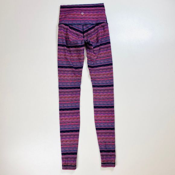 Lululemon Wunder Under Pant (Hi-Rise) purple multicolor - Picture 7 of 12